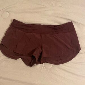 lululemon speed up low-rise lined short 2.5”